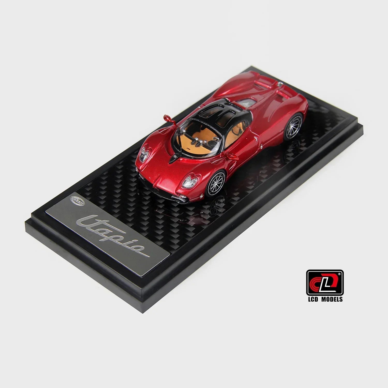 Premium scale diecast model car – Pagani Utopia Coupe, 1:64 Scale (Red) Collectible