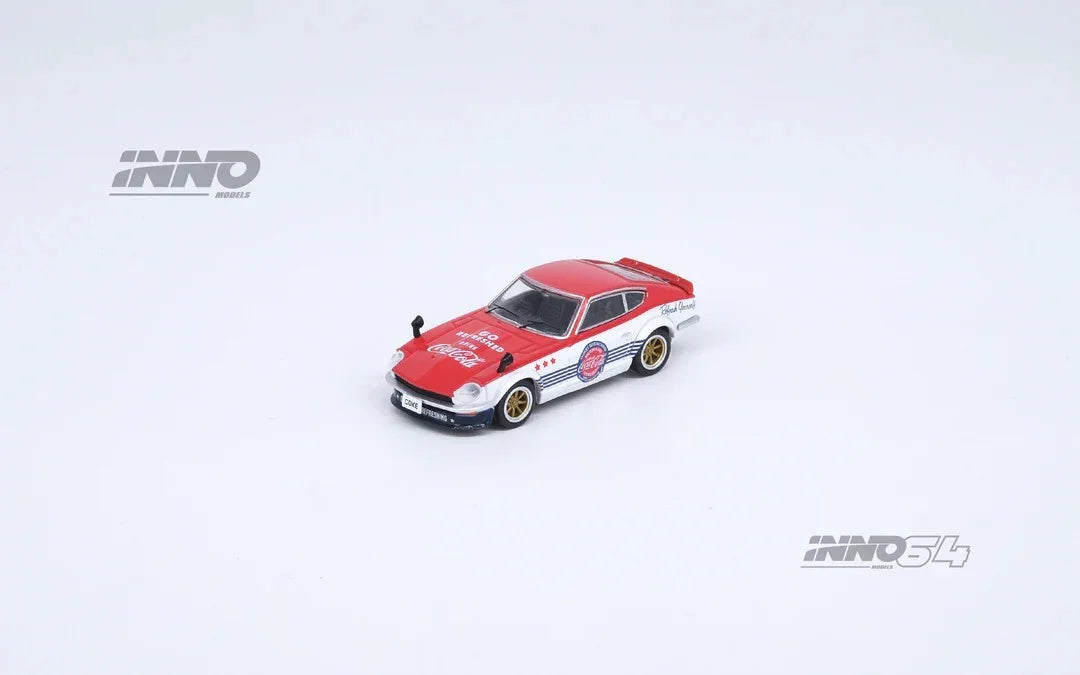 Premium scale diecast model car – Nissan Fairlady Z (S30) Coca-Cola Livery, 1:64 Scale Collectible