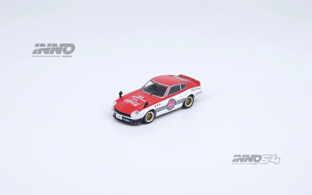 Premium scale diecast model car – Nissan Fairlady Z (S30) Coca-Cola Livery, 1:64 Scale Collectible