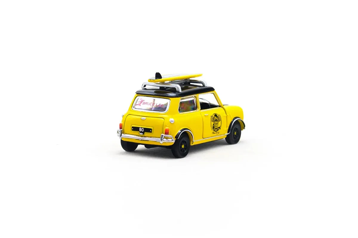 Premium scale diecast model car – Mini Cooper Mk 1 Bruce Lee Edition, 1:50 Scale Collectible