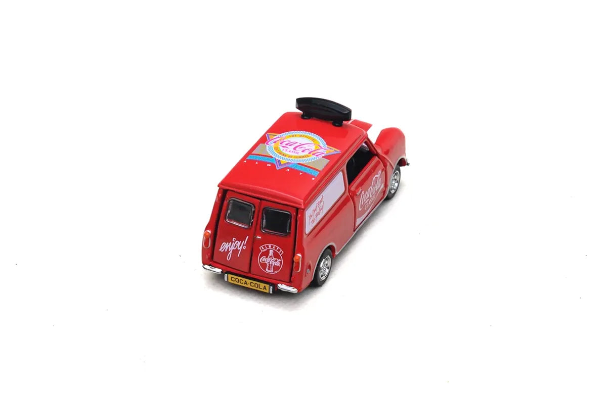 Premium scale diecast model car – Austin Mini Countryman Coca-Cola, 1:50 Scale Collectible