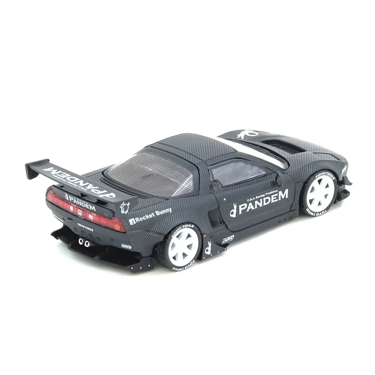 Premium scale diecast model car – NSX NA1 Rocket Bunny Full Carbon (Black Chrome Chase Car) Indonesia Diecast Expo 2025 Event Edition, 1:64 Scale (Matte Black) Collectible
