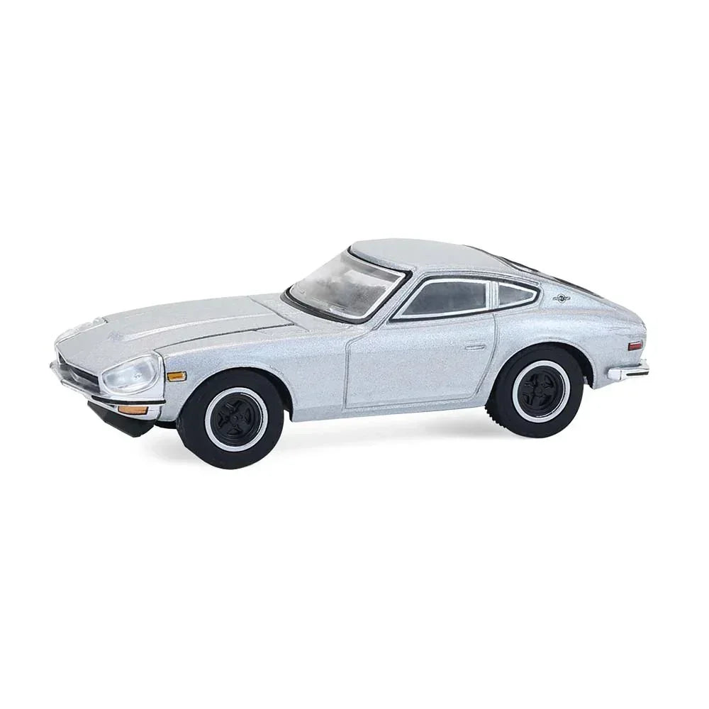 Premium scale diecast model car – Datsun 240Z Barrett-Jackson 1970, 1:64 Scale (Grey) Collectible
