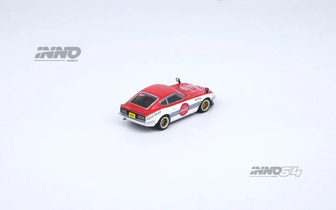 Premium scale diecast model car – Nissan Fairlady Z (S30) Coca-Cola Livery, 1:64 Scale Collectible