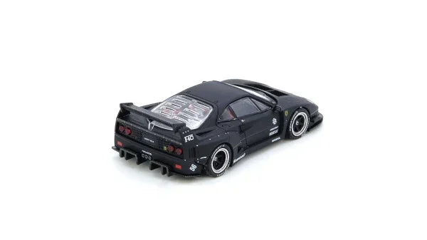 Premium scale diecast model car – LBWK F40 Hong Kong Toycar Salon 2023 Special Edition, 1:64 Scale (Matte Black) Collectible