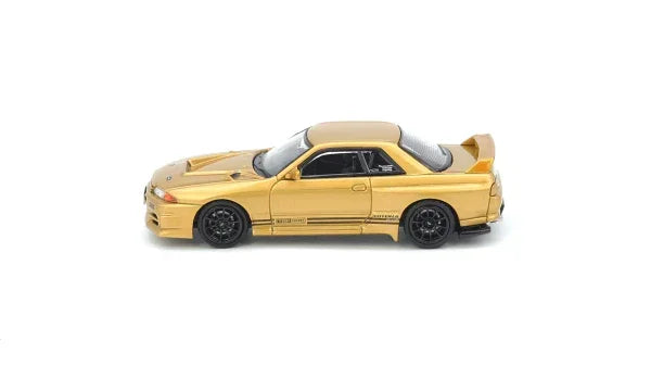 Premium scale diecast model car – *PRE-ORDER* Top Secret BNR32 GT-R (650R), 1:64 Scale (Gold) Collectible