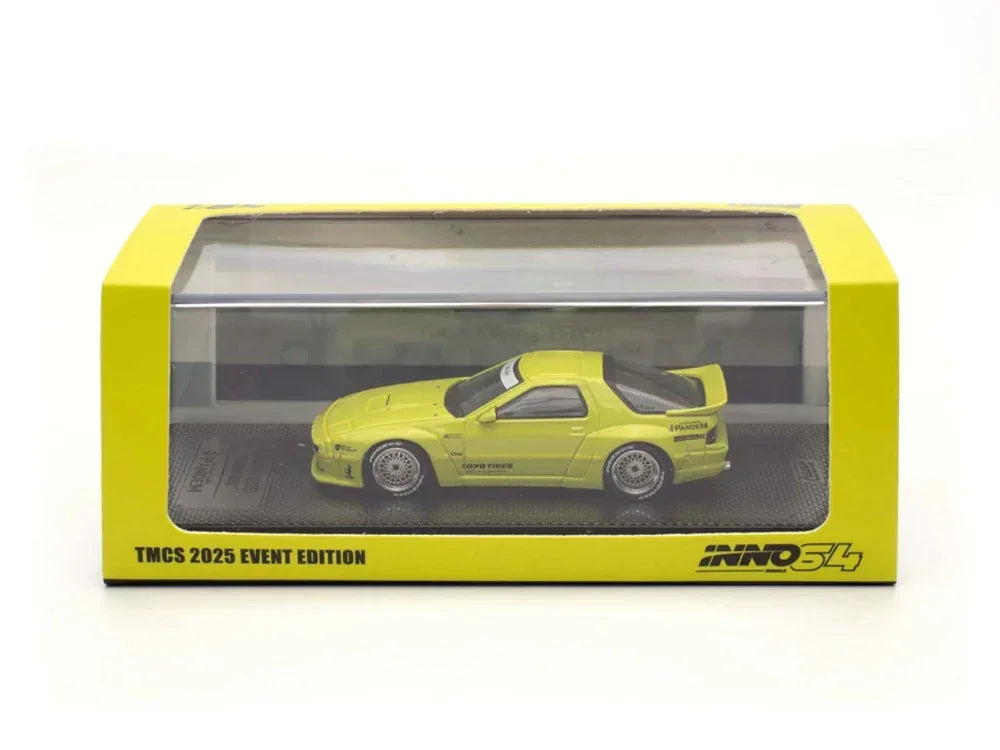 Premium scale diecast model car – Mazda RX7 (Fc3S) Pandem / Rocket Bunny Tmcs 2025 Event Edition W/ Chase Car, 1;64 Scale Collectible