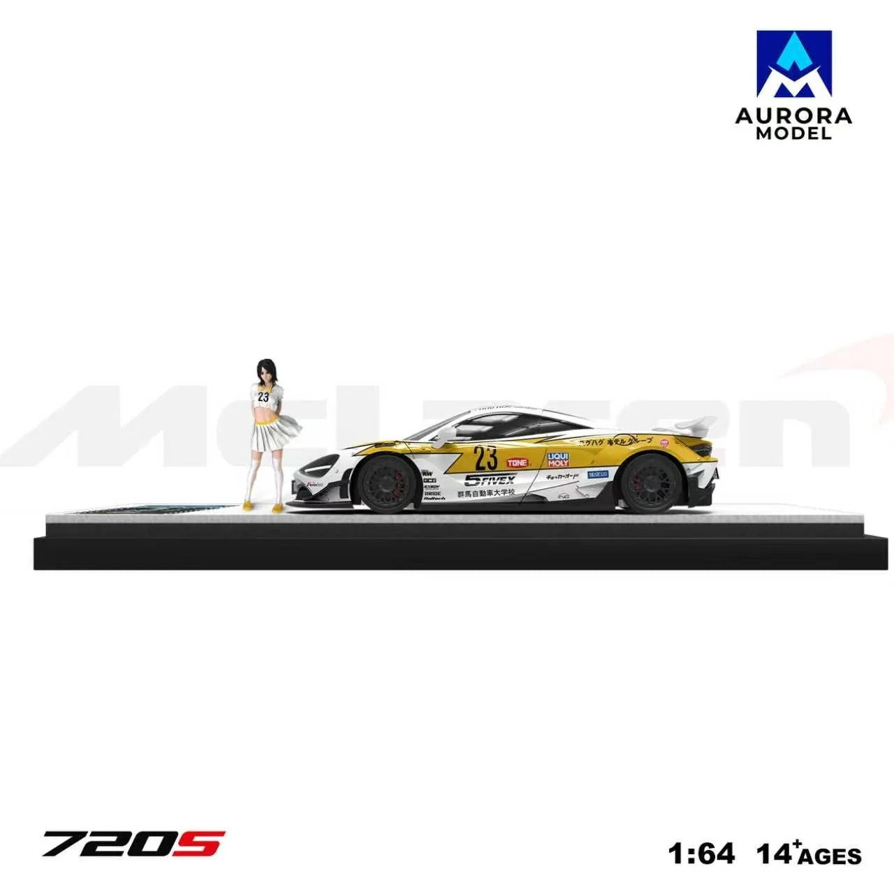 *PRE-ORDER* McLaren 720S Lightning Finesh Series with Figure, 1:64 Scale
