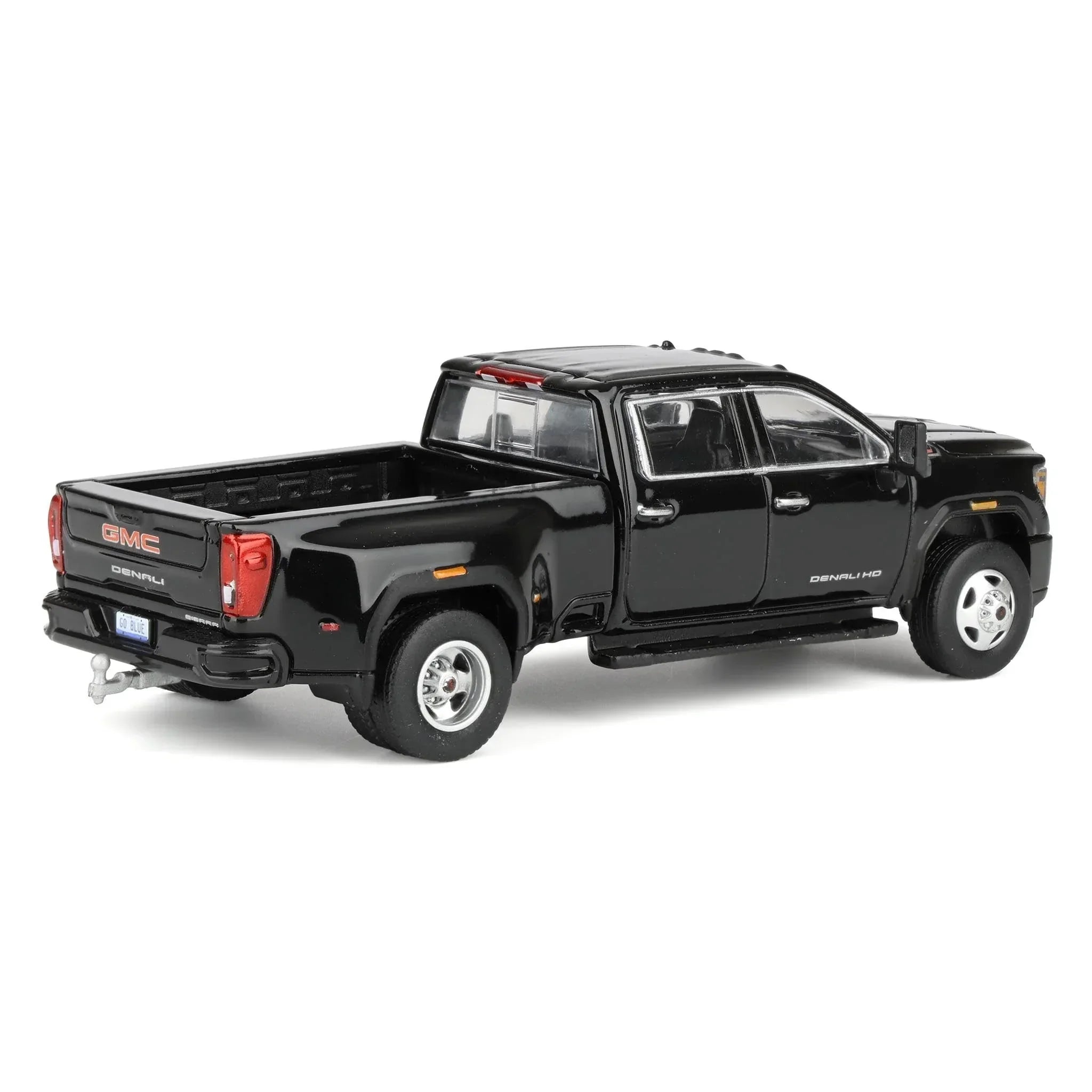 Premium scale diecast model car – GMC SIERRA 3500HD Denali 2022, 1:64 Scale (Black) Collectible