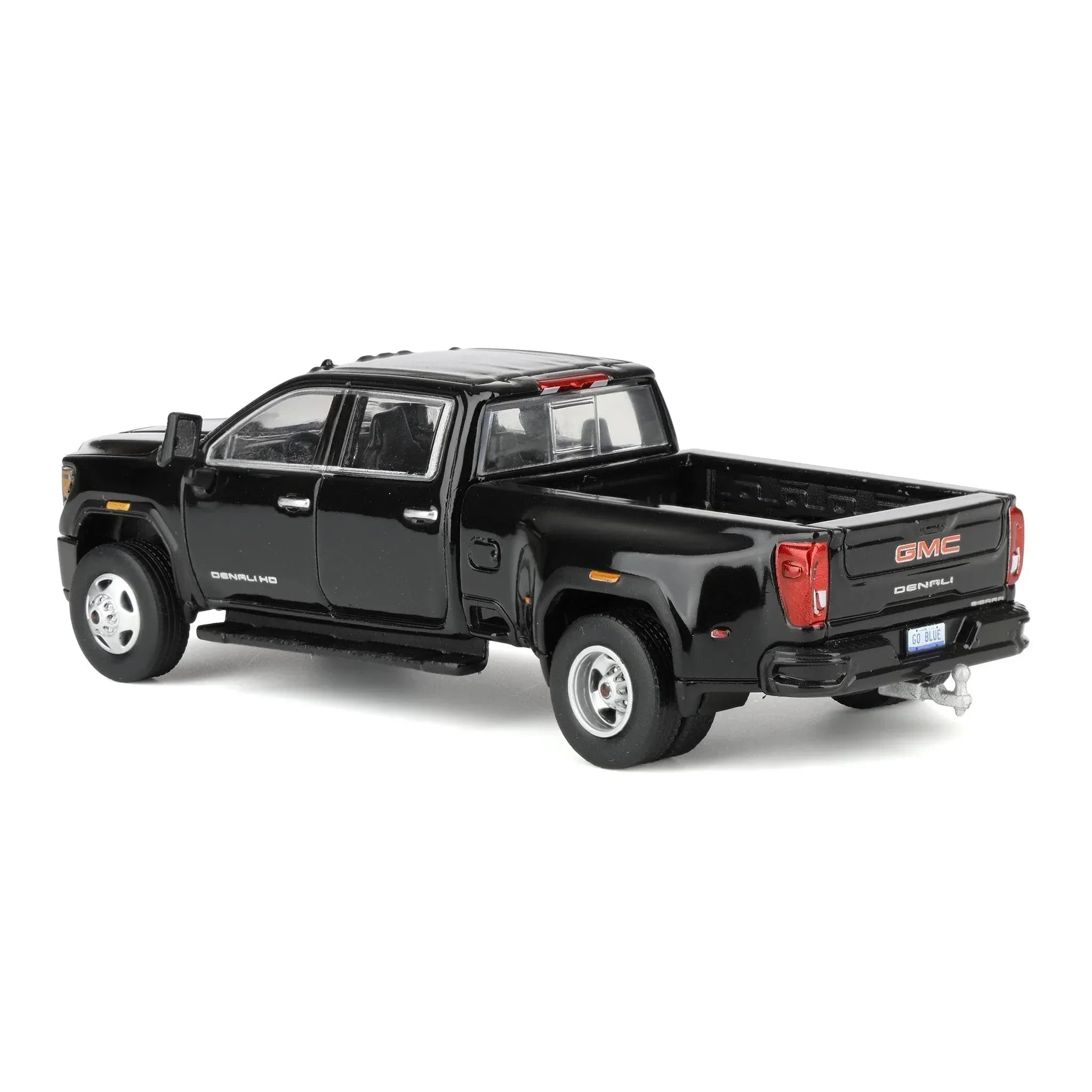 Premium scale diecast model car – GMC SIERRA 3500HD Denali 2022, 1:64 Scale (Black) Collectible