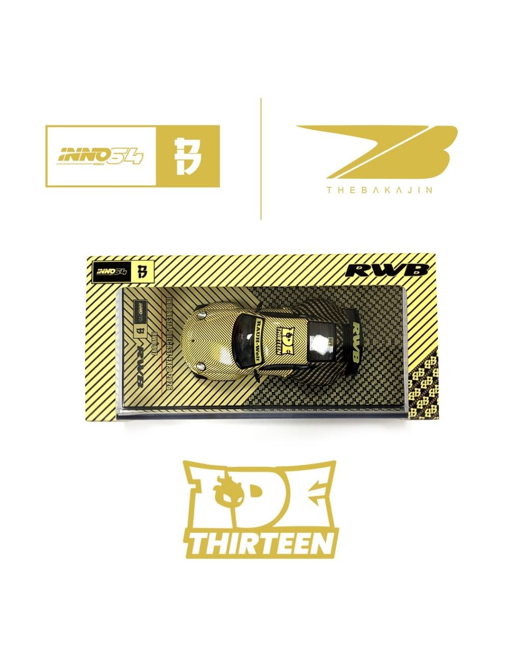 *IDE 2026* Porsche diecast RWB 997 (Limited of 3000pcs) Chance of Chase Car, 1:64 Scale