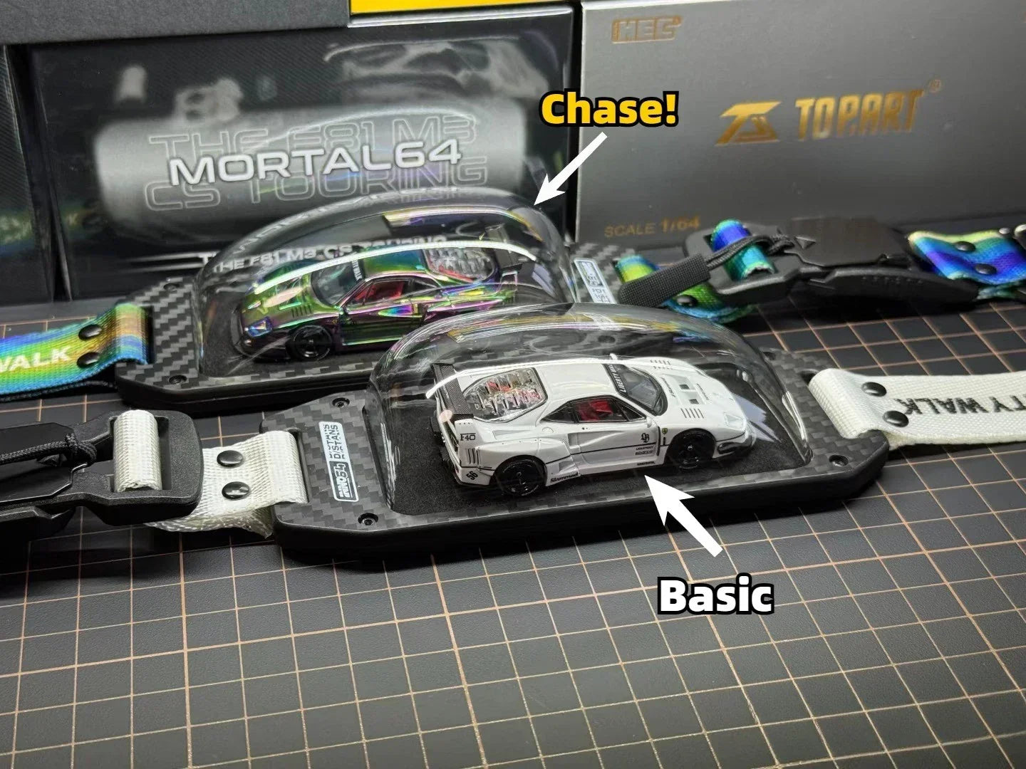 Premium scale diecast model car – *HEC 2026* Liberty Walk F40 D/STANS (White) Chance of Chase Car, 1:64 Scale Collectible