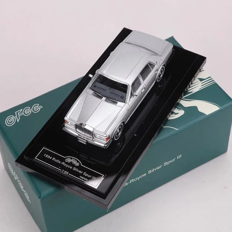 Premium scale diecast model car – Rolls Royce Silver Spur III Limited to 300 1994, 1:64 Scale (Silver) Collectible