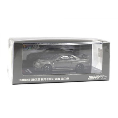 Premium scale diecast model car  – Nissan Skyline GT-R (R34) Z-Tune Thailand Diecast Expo 2025 Event Edition, 1:64 Scale Collectible
