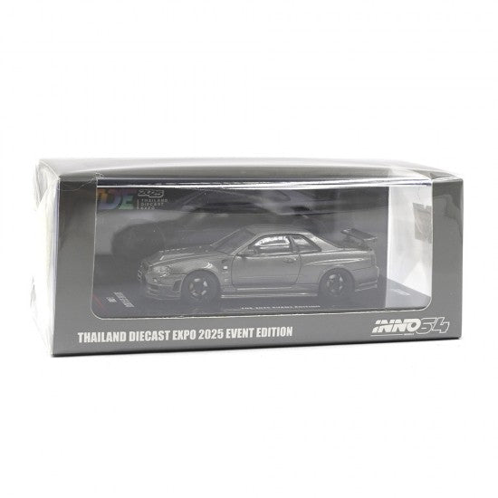 Premium scale diecast model car  – Nissan Skyline GT-R (R34) Z-Tune Thailand Diecast Expo 2025 Event Edition, 1:64 Scale Collectible