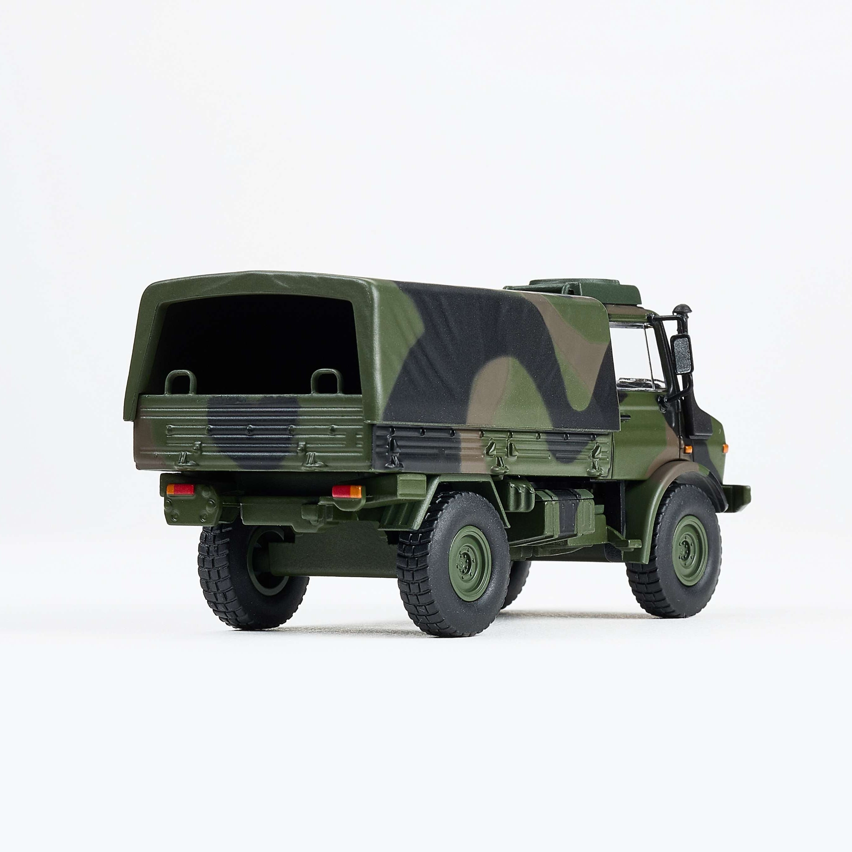 Premium scale diecast model car  – U1300L Military Truck, 1:64 Scale (Army Green) Collectible