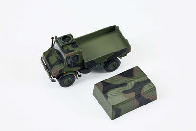 Premium scale diecast model car  – U1300L Military Truck, 1:64 Scale (Army Green) Collectible