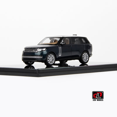 Premium scale diecast model car  – Land Rover Range Rover SV SERENITY, 1:43 Scale (Green with White Roof) Collectible