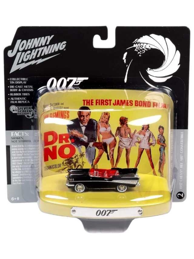 Johnny Lightning 007 1957 Chevy Bel Air Convertible, 1:64 Scale