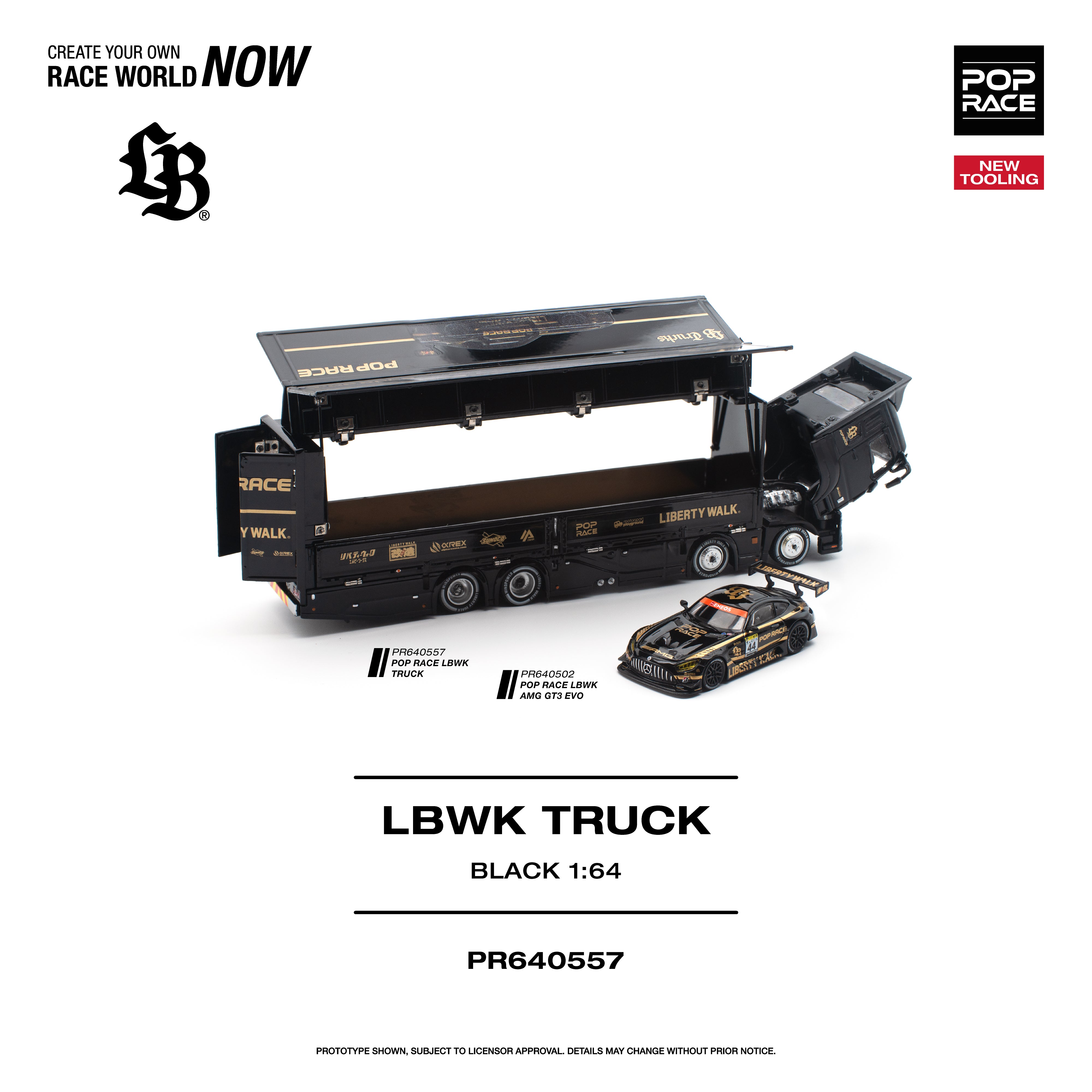 *PRE-ORDER* LBWK Truck, 1:64 Scale (Black)