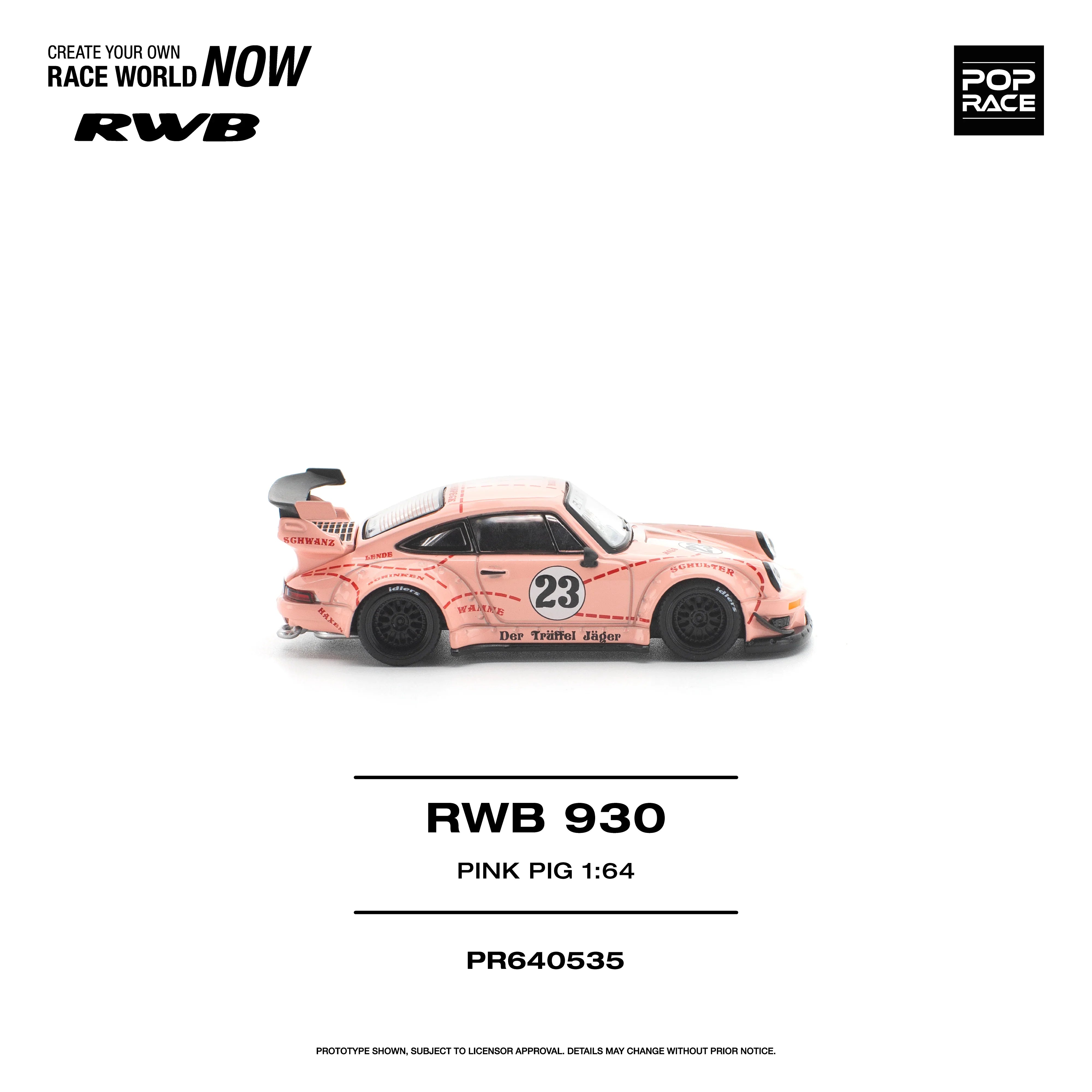 *PRE-ORDER* RWB 930 "PINK PIG", 1:64 Scale