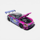 *PRE-ORDER* Mercedes-AMG GT3 GetSpeed - Purple Beast #17, 1:64 Scale (Purple)