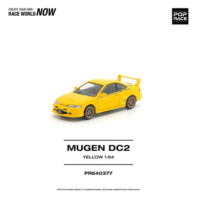 *PRE-ORDER* Nissan Mugen DC2 Yellow, 1:64 Scale