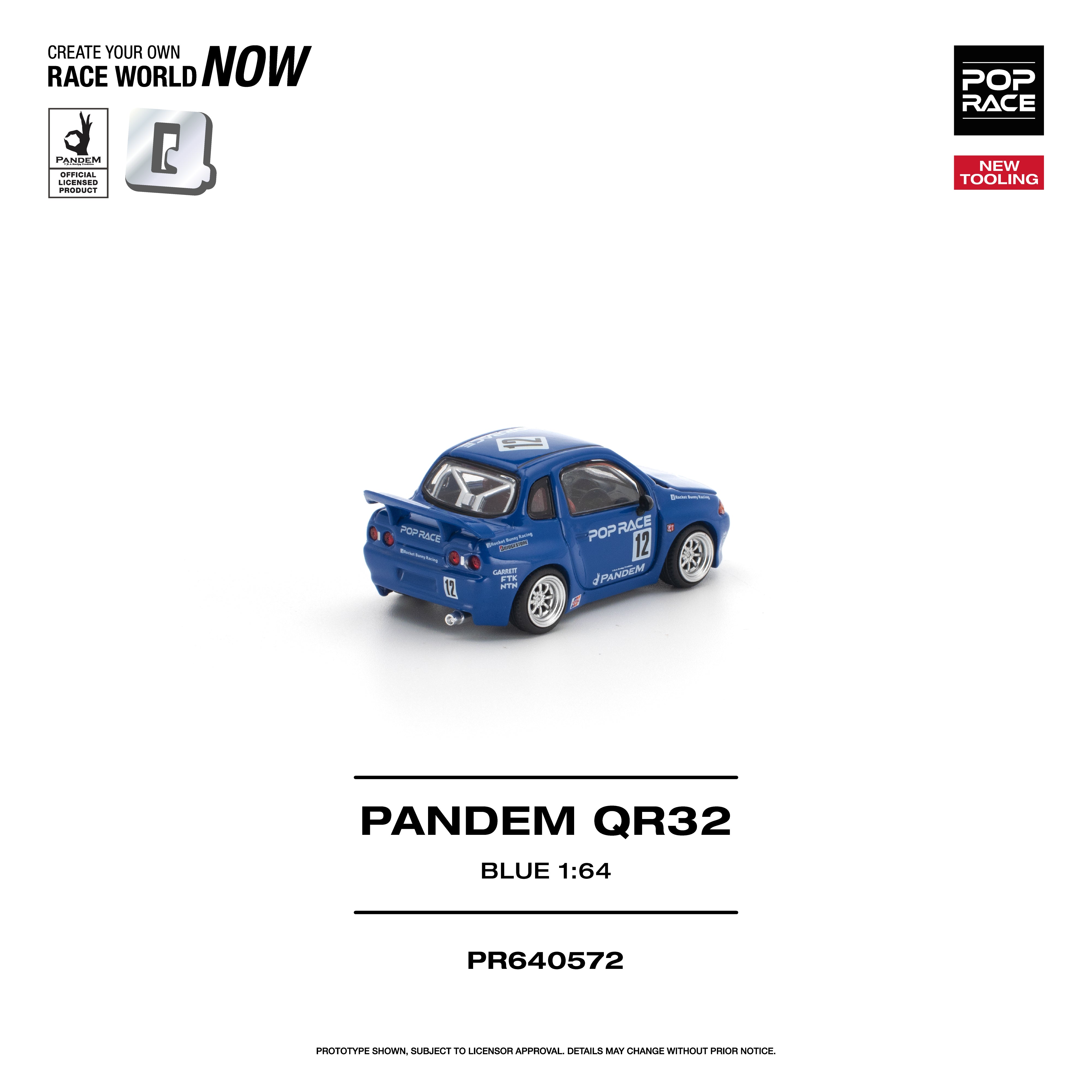 *PRE-ORDER* Pandem QR32, 1:64 Scale (Blue)