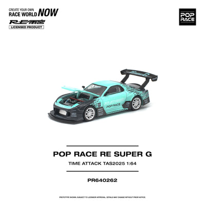 *PRE-ORDER* Pop Race RE Super G Time Attack TAS 2025, 1:64 Scale