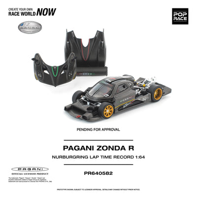 *PRE-ORDER* Pagani Zonda R Nurburgring LAP Time Record, 1:64 Scale