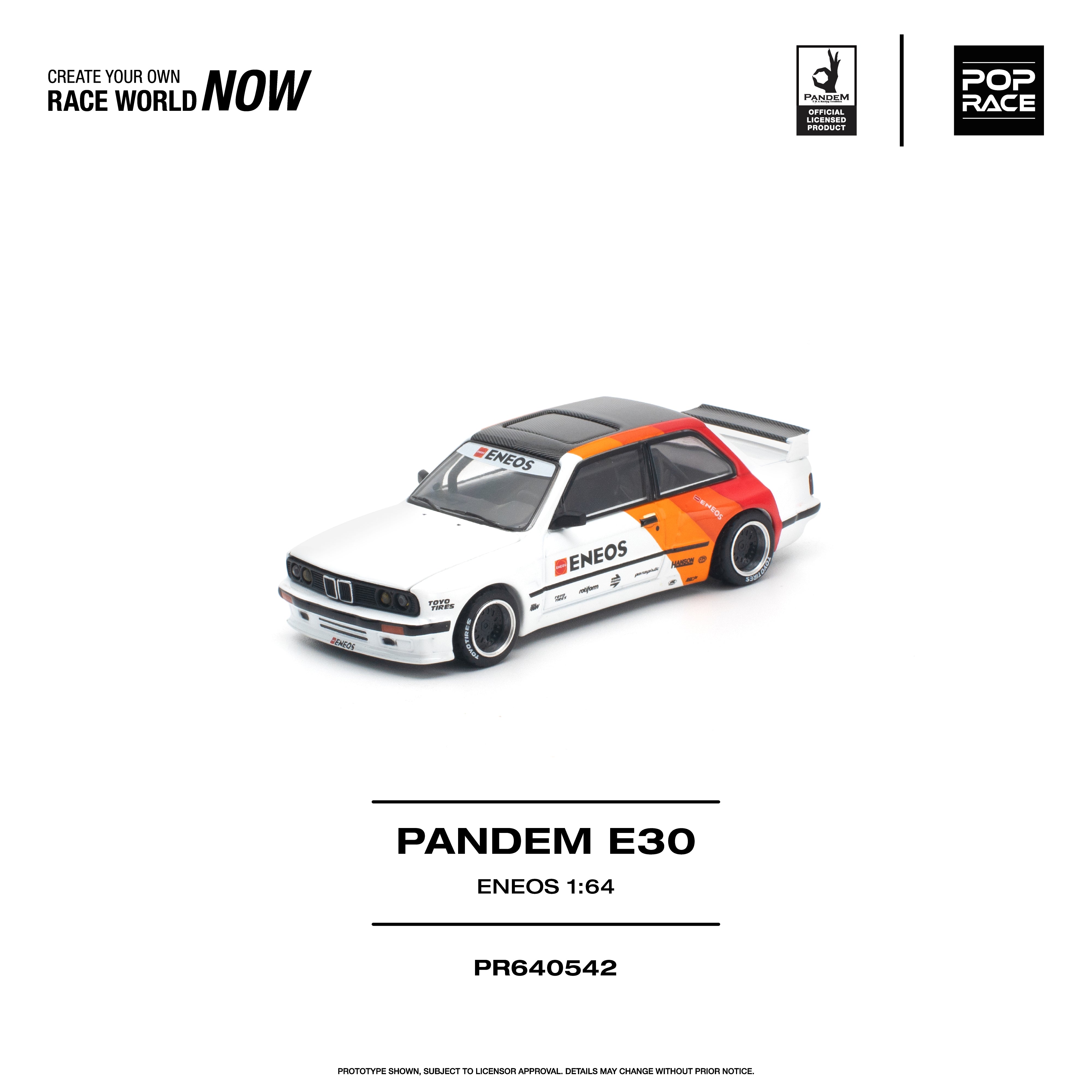 *PRE-ORDER* PANDEM E30 ENEOS, 1:64 Scale