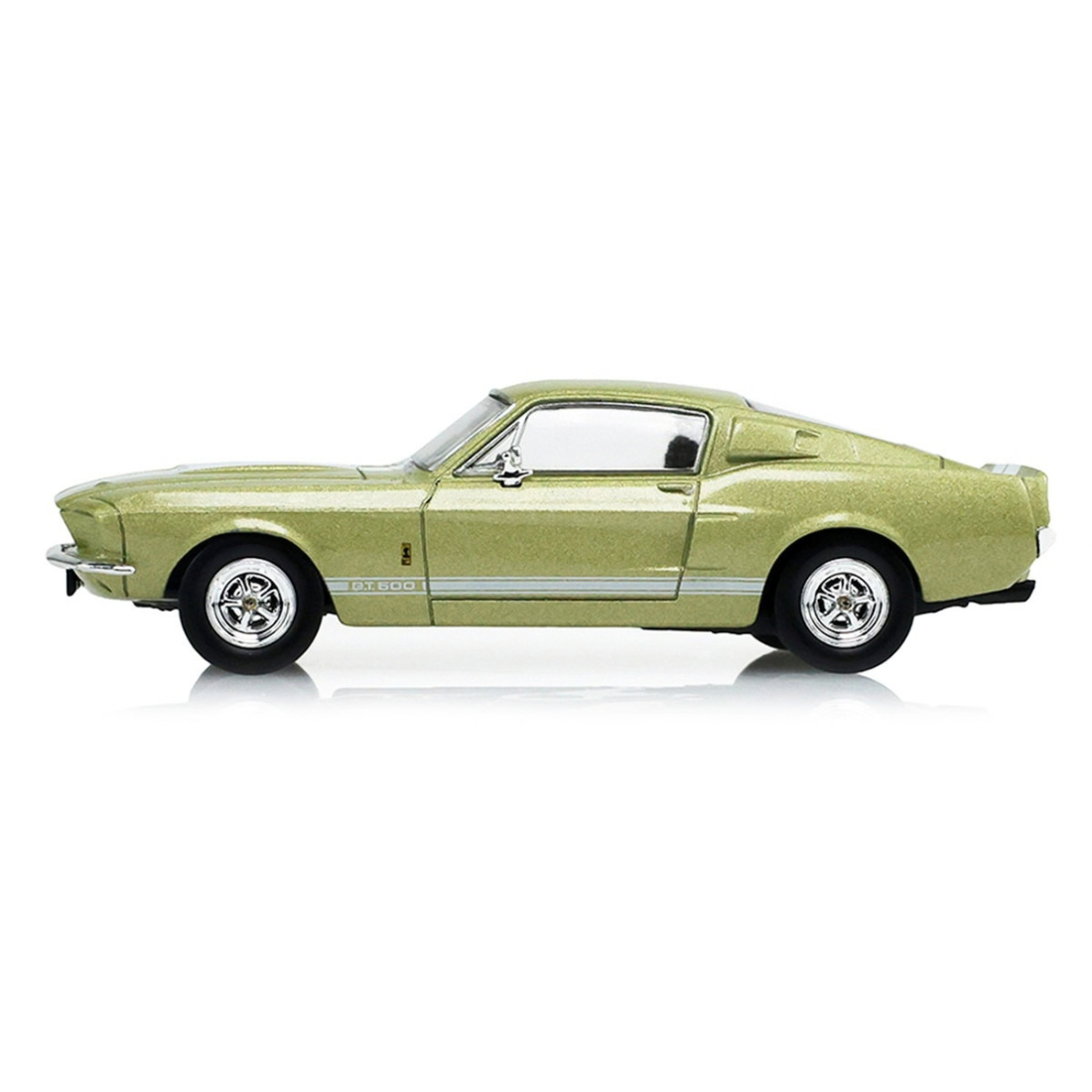*PRE-ORDER* The Mustang Stampede Series 2 - 1967 Ford Shelby GT500 - Lime Gold, 1:64 Scale
