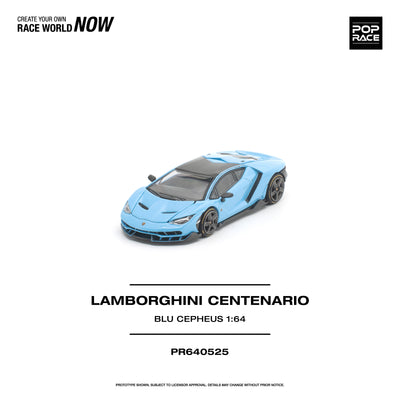*PRE-ORDER* Lamborghini CENTENARIO BLU CEPHEUS, 1:64 Scale