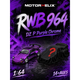 Porsche RWB with Display Engine DZ P, 1:64 Scale (Purple Chrome)