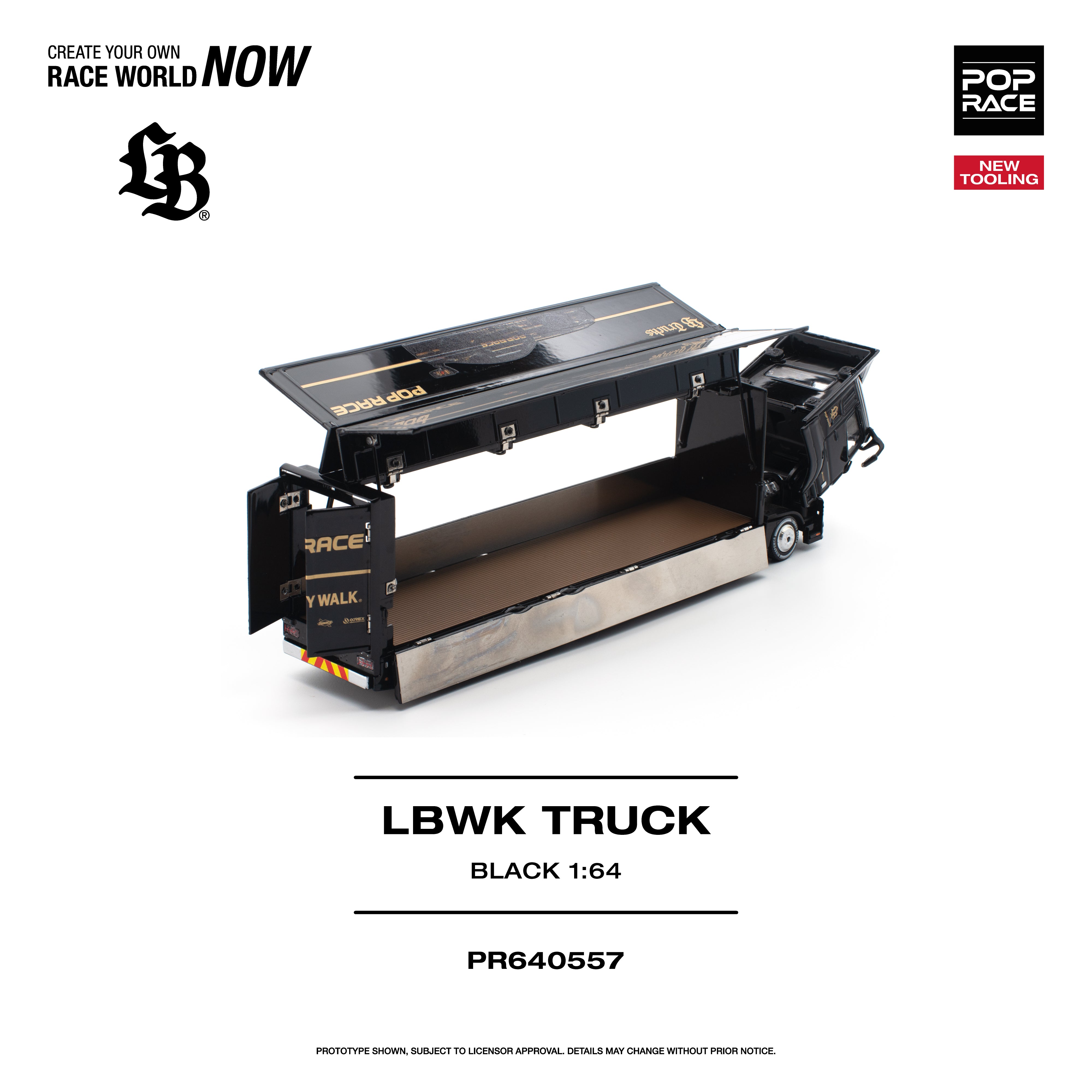 *PRE-ORDER* LBWK Truck, 1:64 Scale (Black)