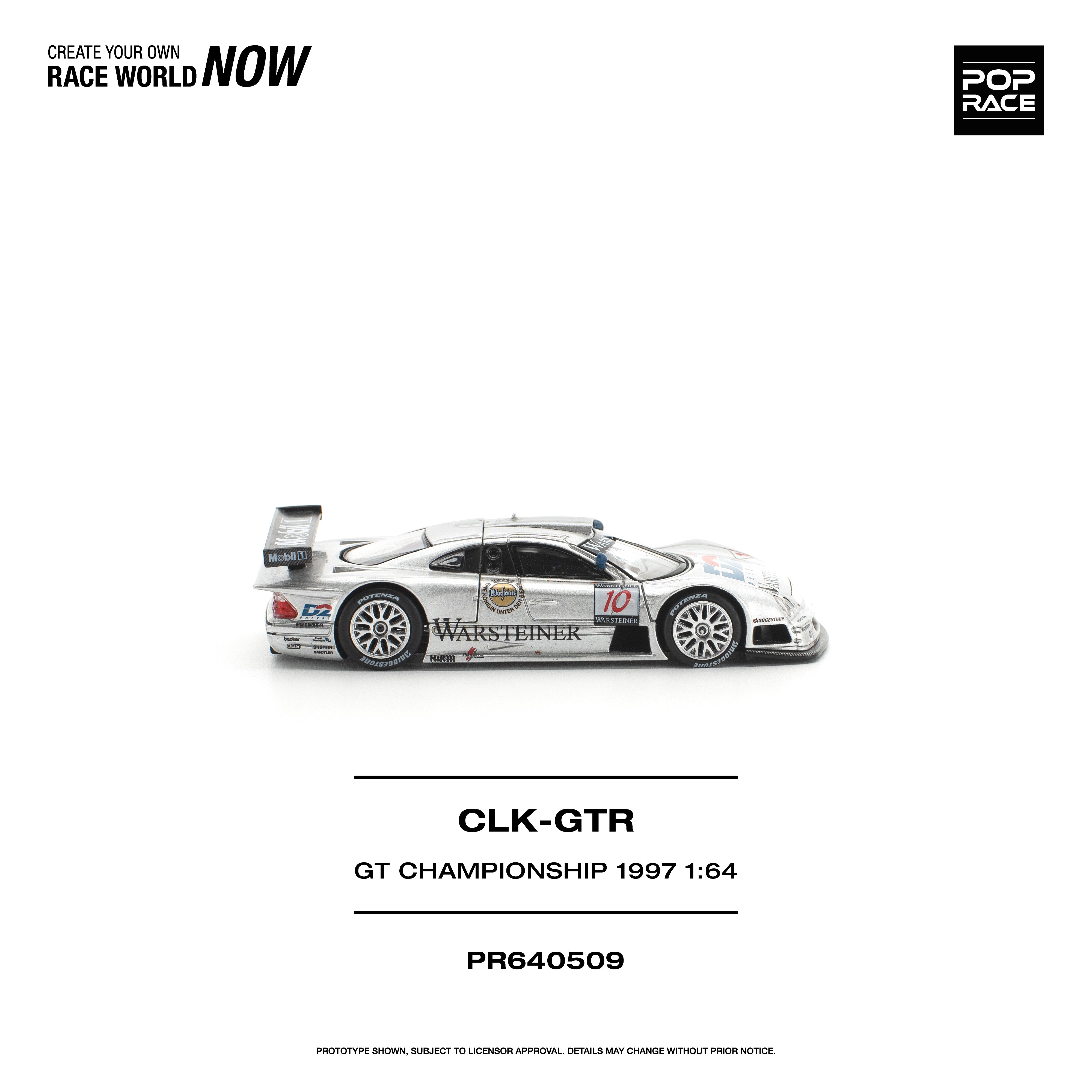 *PRE-ORDER* Mercedes-Benz AMG CLK GTR FIA GT Championship 1997, 1:64 Scale