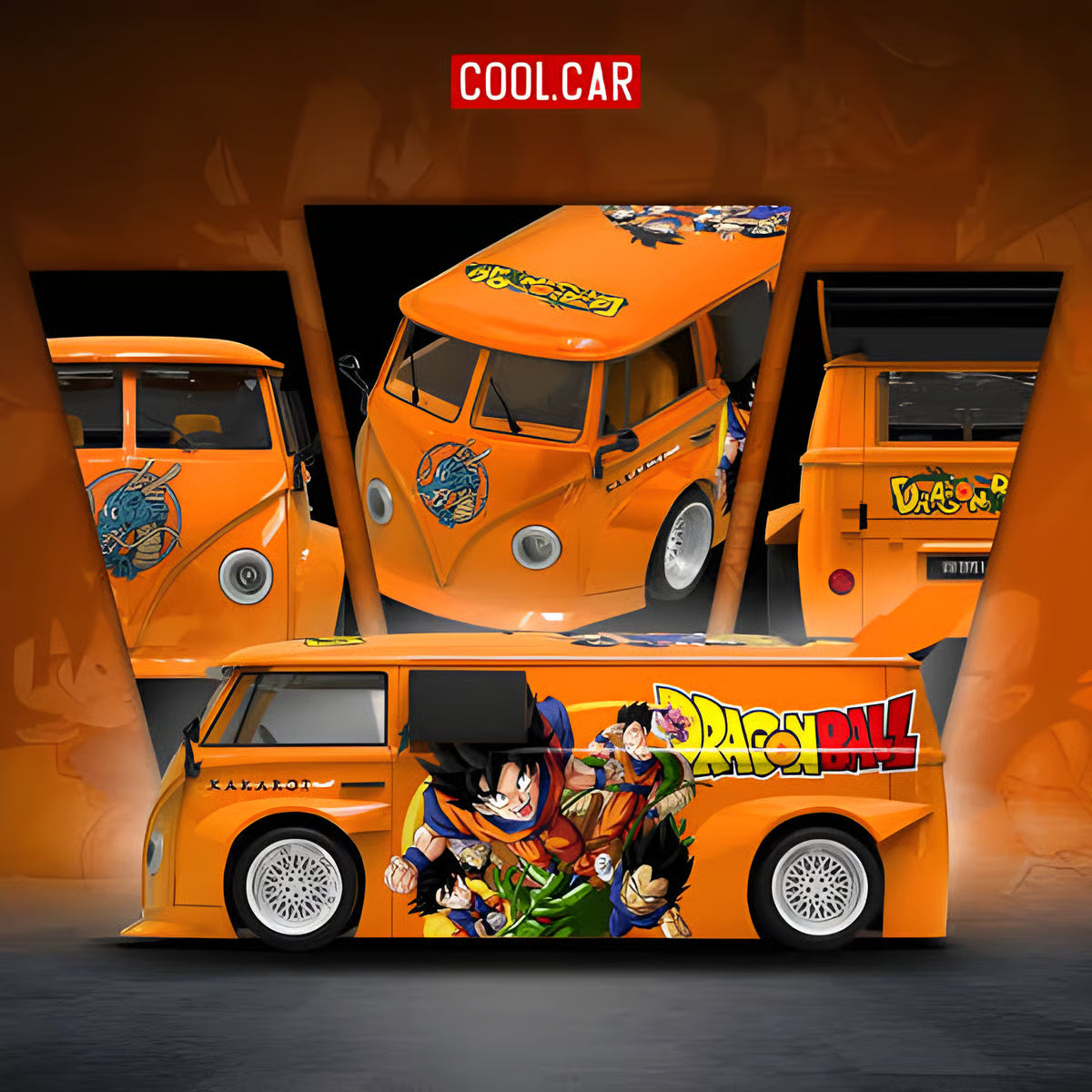 *PRE-ORDER* Volkswagen T1 pickup truck - Dragon Ball, 1:64 Scale
