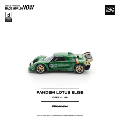 *PRE-ORDER* Pandem Lotus Elise, 1:64 Scale (Green)