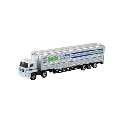 Premium scale diecast model car  – Tomica Long No.135 NX Nippon Express Trailer, 1:89 Scale (White) Collectible