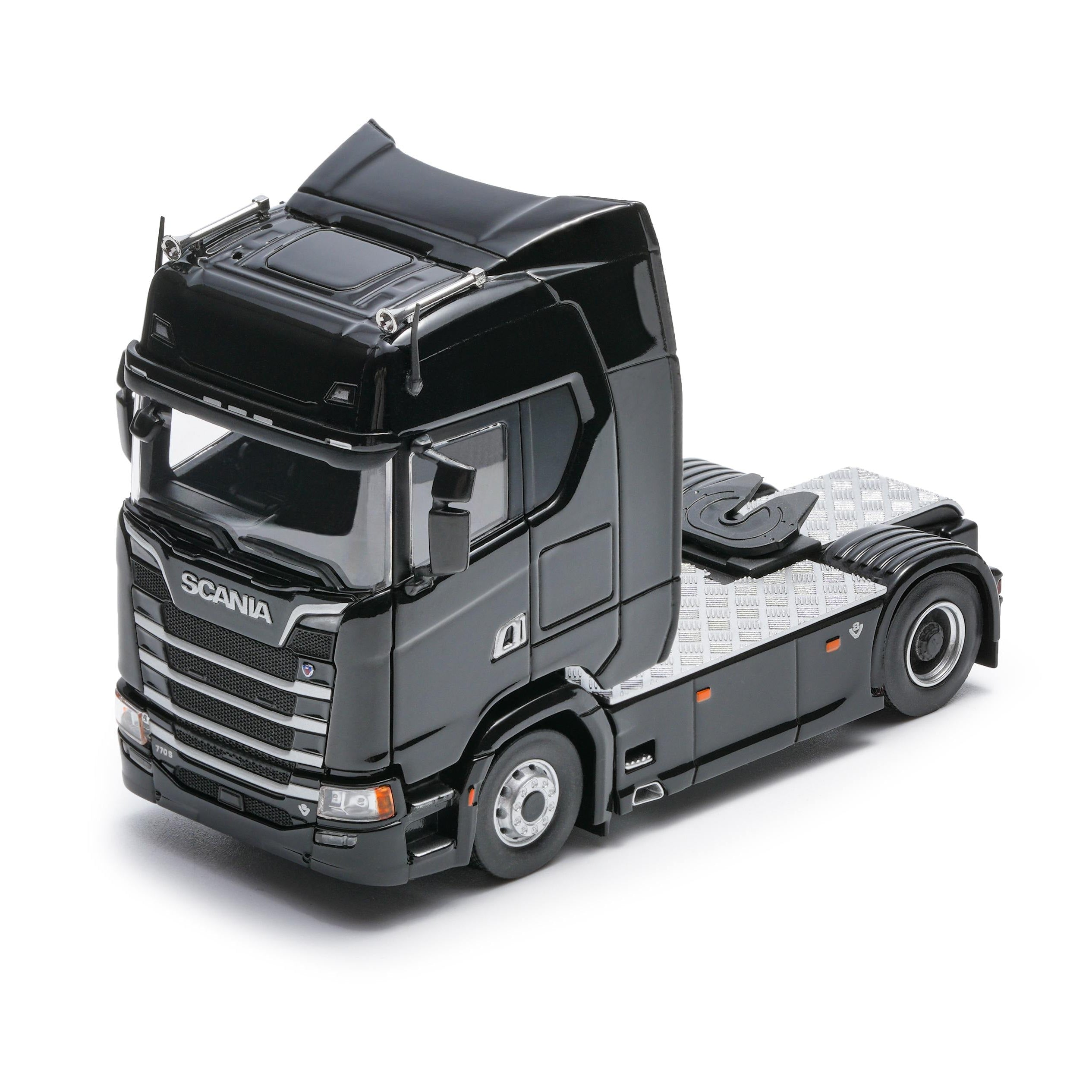 Premium scale diecast model car  – Scania 770S, 1:64 Scale (Black) Collectible