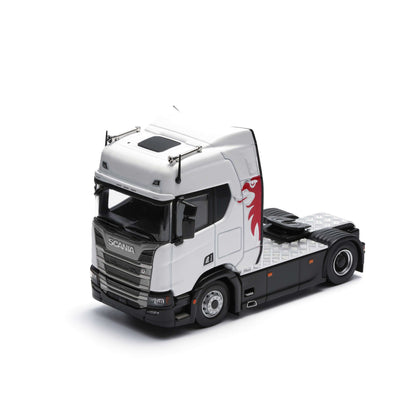 Premium scale diecast model car  – Scania R500, 1:64 Scale (White) Collectible