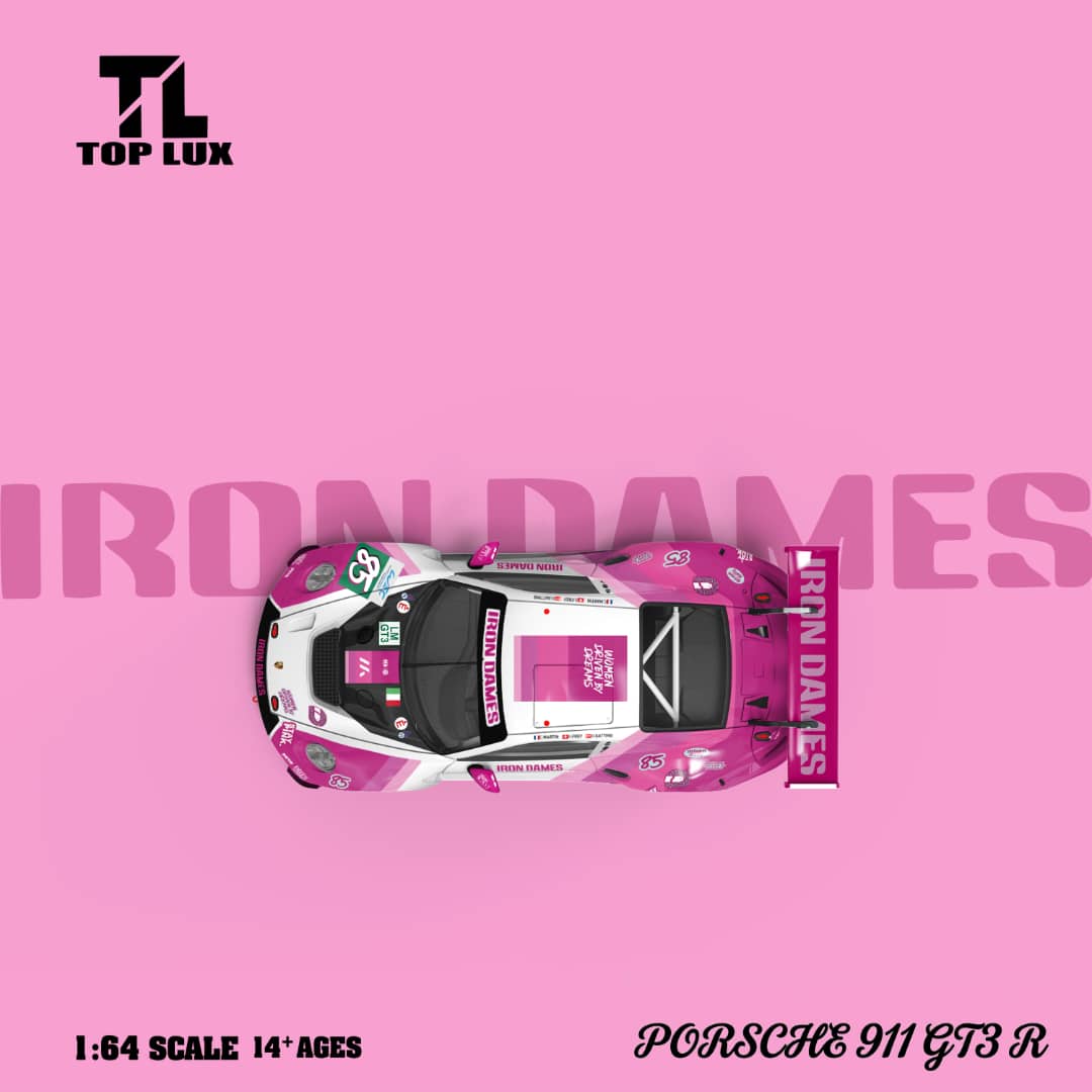 *PRE-ORDER* Porsche 911 GT3-R Iron Dames #85 Livery, 1:64 Scale