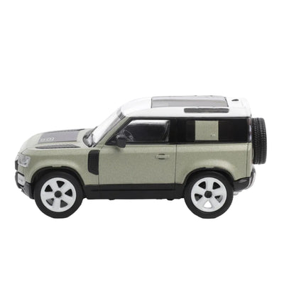 Premium scale diecast model car  – Land Rover Defender 90, Scale 1:64 (Green) Collectible