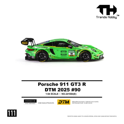 *PRE-ORDER* Porsche 911 GT3 R - DTM 2025 No.90, 1:64 Scale