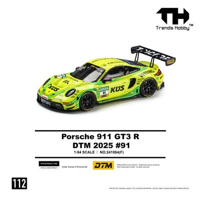 *PRE-ORDER* Porsche 911 GT3 R - DTM 2025 No.91, 1:64 Scale