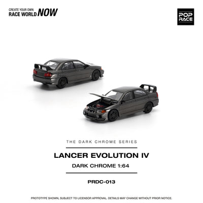 *PRE-ORDER* Lancer Evolution IV Dark Chrome, 1:64 Scale