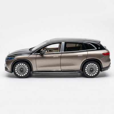 Premium scale diecast model car  – Mercedes-Maybach EQS SUV, 1:18 Scale (Brown-onyxblack) Collectible