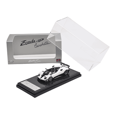Pagani Zonda HP Barchetta, 1:64 Scale (White)