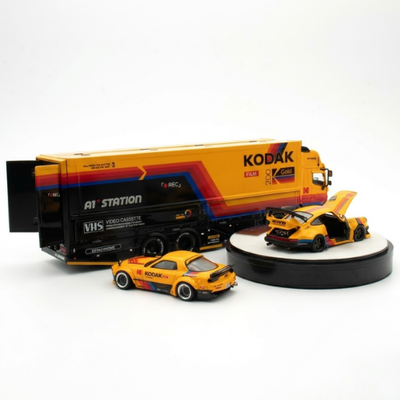 *APAxpo 2026* Porsche - Hino Truck - Chevrolet - A1 Station - Kodak Auto Film Dinner Set (Limited to 300 Sets), 1:64 Scale