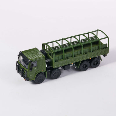 Premium scale diecast model car  – Howo 1006 Military Truck, 1:64 Scale (Army Green) Collectible